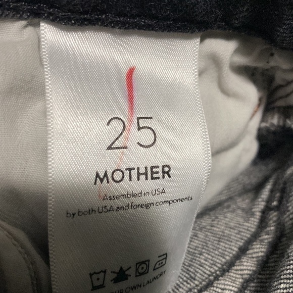 MOTHER Fly Away Dropout Snippet in The Troublemaker Next Door Size 25. - Picture 9 of 10